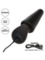 CALEXOTICS - ROCK BOTTOM TAPERED ANAL PLUG 10 VIBRATIONS SILICONE NOIR