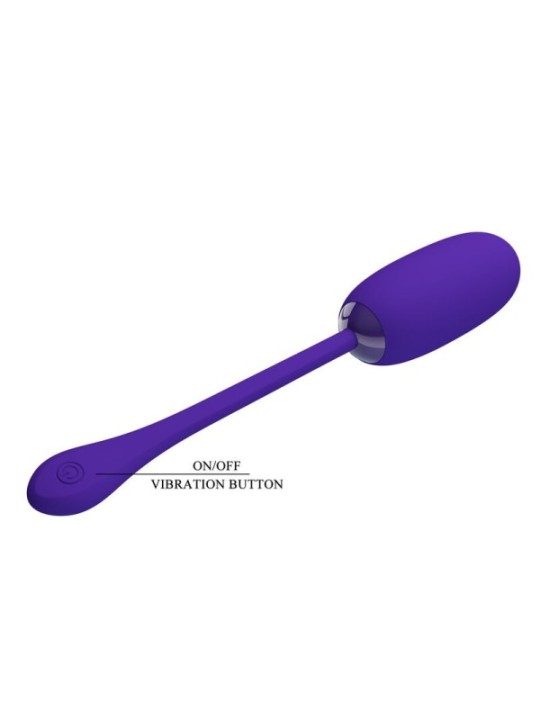 PRETTY LOVE - OEUF VIBRANT JULIUS IMPERMÉABLE-RECHARGEABLE VIOLET