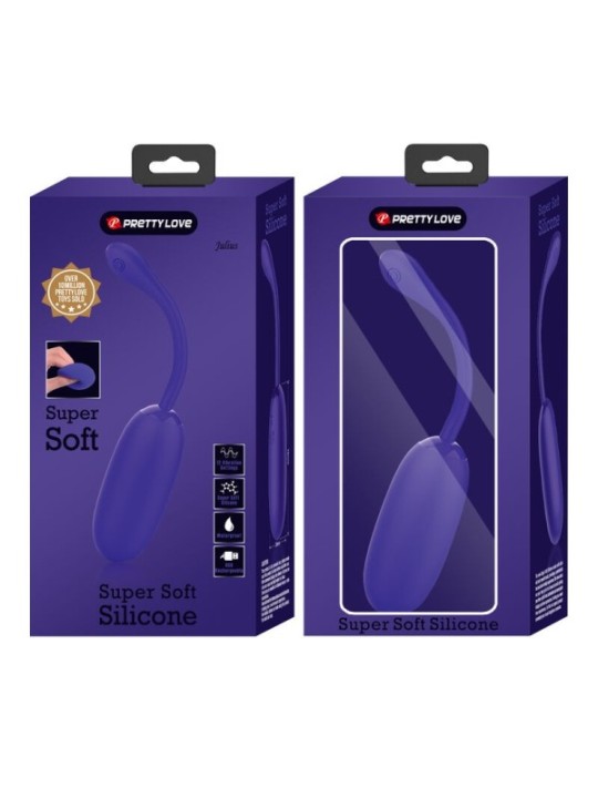 PRETTY LOVE - OEUF VIBRANT JULIUS IMPERMÉABLE-RECHARGEABLE VIOLET
