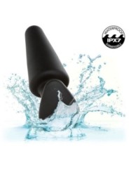 CALEXOTICS - ROCK BOTTOM TAPERED ANAL PLUG 10 VIBRATIONS SILICONE NOIR
