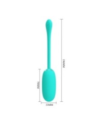 PRETTY LOVE - JULIUS OEUF VIBRANT IMPERMÉABLE-RECHARGEABLE AQUA VERT