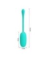 PRETTY LOVE - JULIUS OEUF VIBRANT IMPERMÉABLE-RECHARGEABLE AQUA VERT
