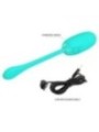 PRETTY LOVE - JULIUS OEUF VIBRANT IMPERMÉABLE-RECHARGEABLE AQUA VERT