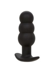 CALEXOTICS - ROCK BOTTOM PLUG ANAL PERLÉ 10 VIBRATIONS SILICONE NOIR