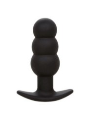 CALEXOTICS - ROCK BOTTOM PLUG ANAL PERLÉ 10 VIBRATIONS SILICONE NOIR