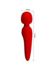 PRETTY LOVE - MASSEUR MEREDITH 12 MODES DE VIBRATION ROUGE