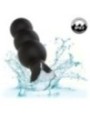 CALEXOTICS - ROCK BOTTOM PLUG ANAL PERLÉ 10 VIBRATIONS SILICONE NOIR