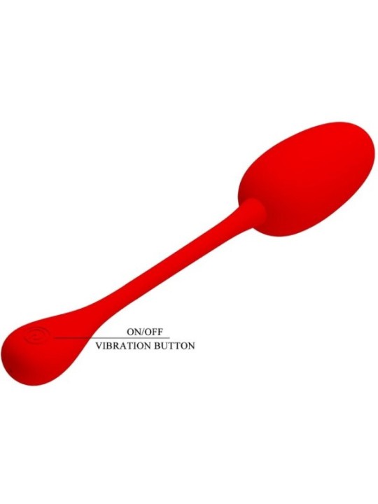 PRETTY LOVE - OEUF VIBRANT RECHARGEABLE KNUCKER ROUGE