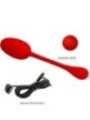 PRETTY LOVE - OEUF VIBRANT RECHARGEABLE KNUCKER ROUGE
