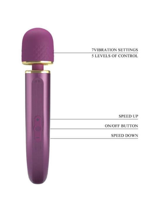 PRETTY LOVE - MASSEUR 7 MODES DE VIBRATION VIOLET