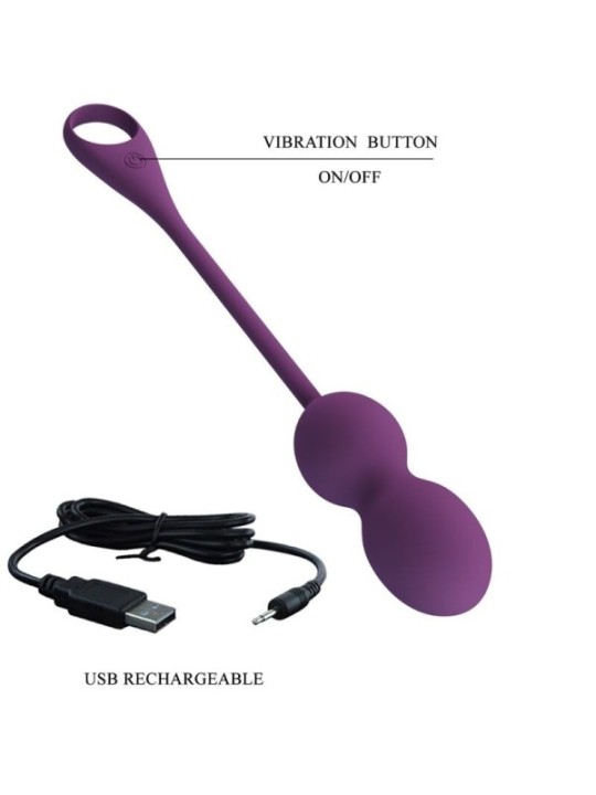 PRETTY LOVE - ELVIRA KEGEL BALLS APP TÉLÉCOMMANDE VIOLET