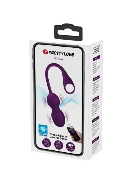 PRETTY LOVE - ELVIRA KEGEL BALLS APP TÉLÉCOMMANDE VIOLET