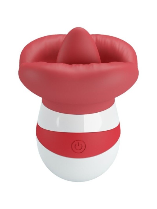 PRETTY LOVE - MINA STIMULATEUR DE LANGUE ROUGE CLAIR