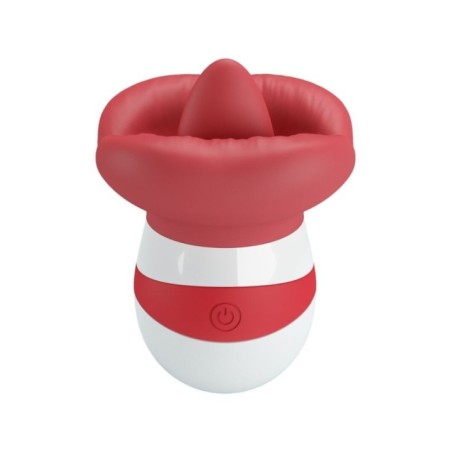 PRETTY LOVE - MINA STIMULATEUR DE LANGUE ROUGE CLAIR