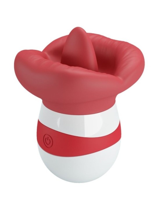 PRETTY LOVE - MINA STIMULATEUR DE LANGUE ROUGE CLAIR