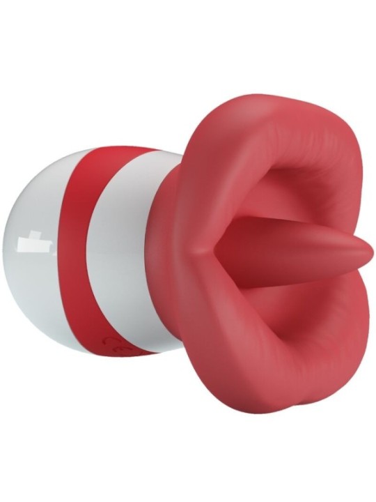 PRETTY LOVE - MINA STIMULATEUR DE LANGUE ROUGE CLAIR