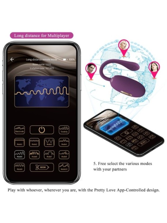 PRETTY LOVE - DOREEN OEUF VIBRANT RECHARGEABLE VIOLET