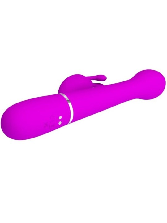 PRETTY LOVE - VIBRATEUR DEJON RABBIT 3 EN 1 MULTIFONCTION VIOLET