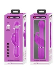 PRETTY LOVE - VIBRATEUR DEJON RABBIT 3 EN 1 MULTIFONCTION VIOLET