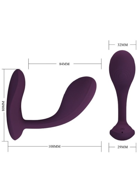 PRETTY LOVE - BAIRD APPLICATION LILA RECHARGEABLE G-SPOT 12 VIBRATIONS