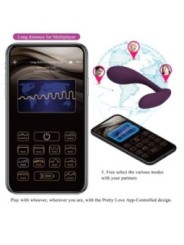 PRETTY LOVE - BAIRD APPLICATION LILA RECHARGEABLE G-SPOT 12 VIBRATIONS