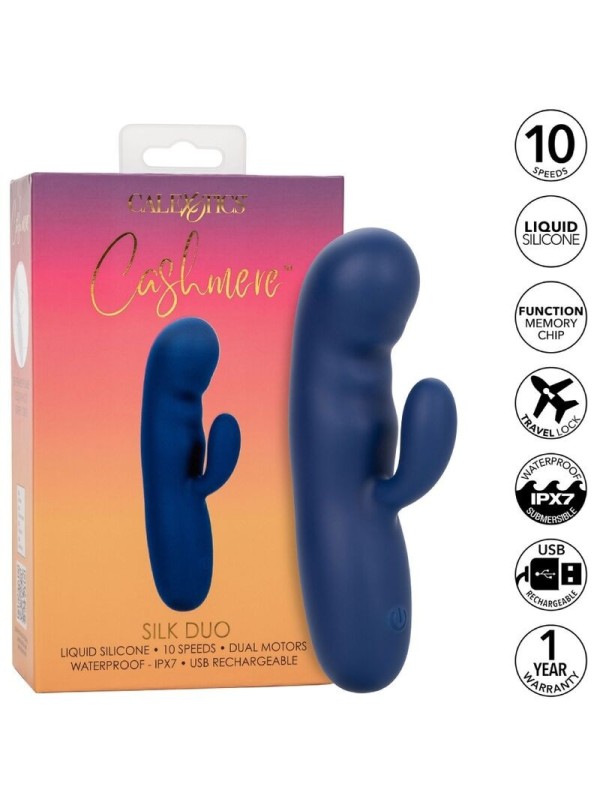 CALEXOTICS - CASHMERE DUO SOIE BLEU