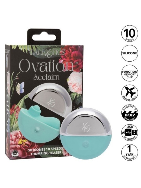 CALEXOTICS - OVATION STIMULATEUR ACCLAIM AQUA GREEN