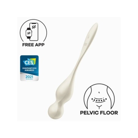 SATISFYER - BALLES VIBRANTES DE KEGEL LOVE BIRDS BLANCHES
