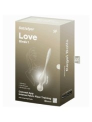 SATISFYER - BALLES VIBRANTES DE KEGEL LOVE BIRDS BLANCHES