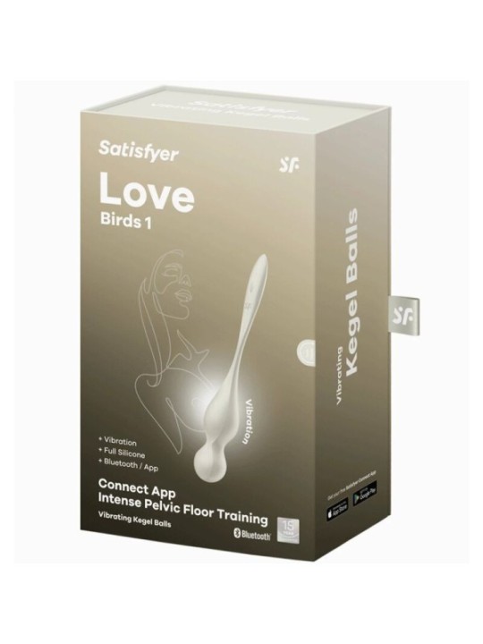 SATISFYER - BALLES VIBRANTES DE KEGEL LOVE BIRDS BLANCHES