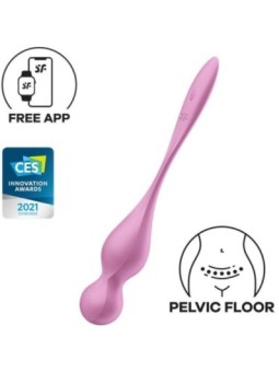 SATISFYER - BALLES VIBRANTES DE KEGEL LOVE BIRDS ROSE