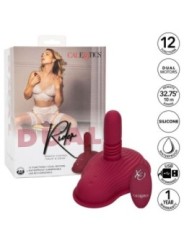 CALEXOTICS - RIDER MASSAGER DOUBLE MOTEUR TÉLÉCOMMANDE ROUGE