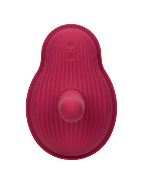 CALEXOTICS - RIDER MASSAGER DOUBLE MOTEUR TÉLÉCOMMANDE ROUGE