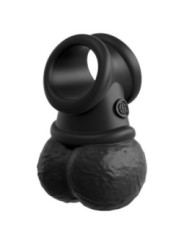 KING COCK - ELITE KIT HARNAIS RÉGLABLE DELUXE ANNEAU AVEC TESTICULES & GODE 20.3 CM