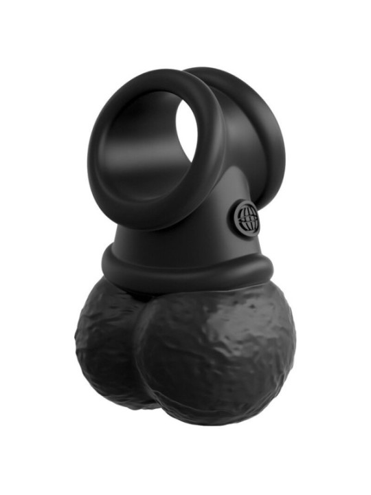 KING COCK - ELITE KIT HARNAIS RÉGLABLE DELUXE ANNEAU AVEC TESTICULES & GODE 20.3 CM