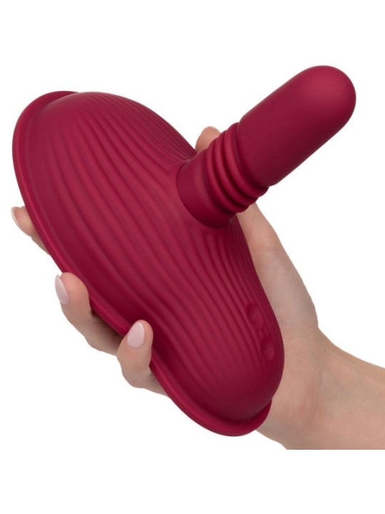 CALEXOTICS - RIDER MASSAGER DOUBLE MOTEUR TÉLÉCOMMANDE ROUGE