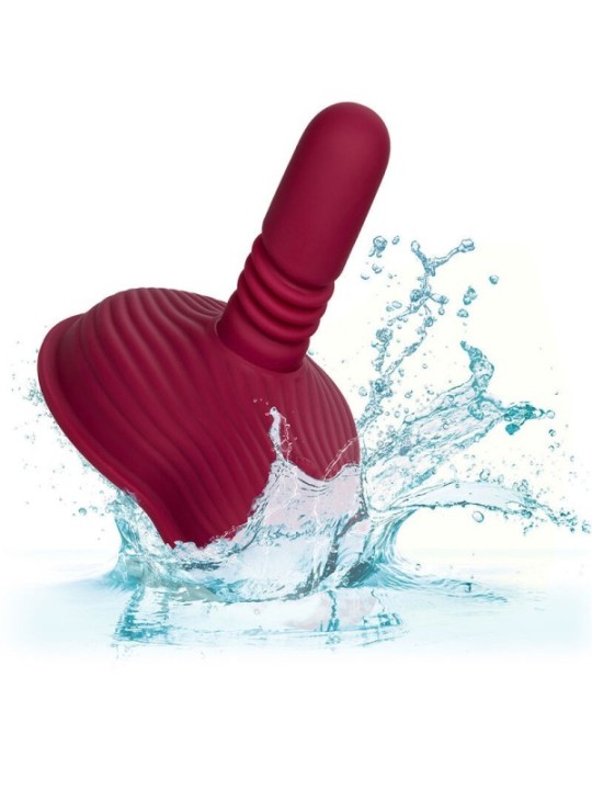 CALEXOTICS - RIDER MASSAGER DOUBLE MOTEUR TÉLÉCOMMANDE ROUGE
