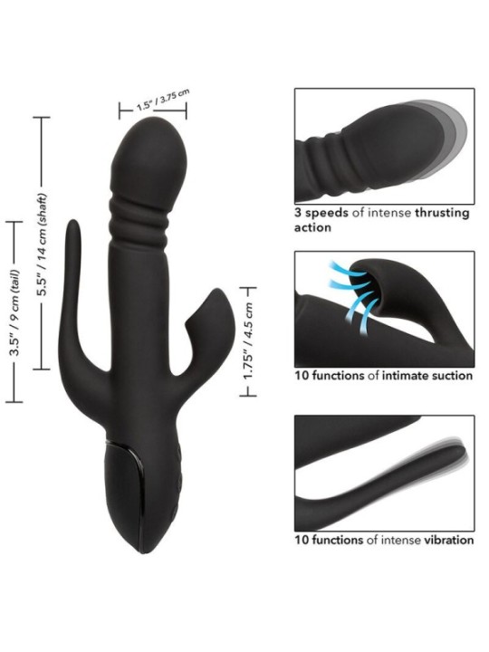 CALEXOTICS - VIBRATEUR TRIPLE EUPHORIA NOIR
