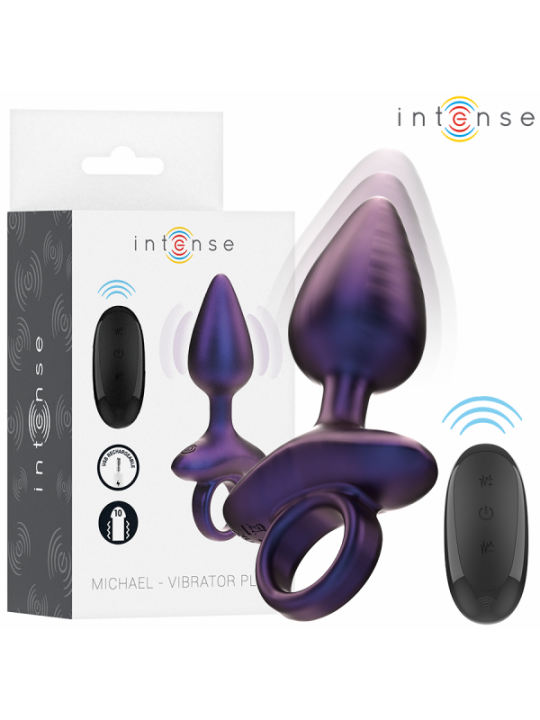 INTENSE - MICHAEL PLUG ANAL VIBRANT MODÈLE 2 TÉLÉCOMMANDE