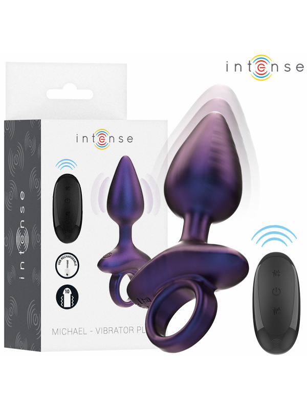 INTENSE - MICHAEL PLUG ANAL VIBRANT MODÈLE 2 TÉLÉCOMMANDE