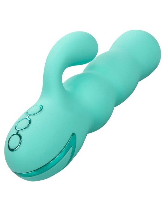 CALEXOTICS - VIBRATEUR DEL MAR DIVA RABBIR AQUA GREEN PAR CALIFORNIA DREAMING