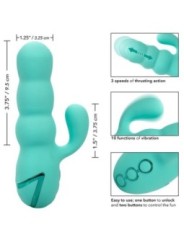 CALEXOTICS - VIBRATEUR DEL MAR DIVA RABBIR AQUA GREEN PAR CALIFORNIA DREAMING