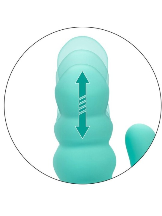 CALEXOTICS - VIBRATEUR DEL MAR DIVA RABBIR AQUA GREEN PAR CALIFORNIA DREAMING