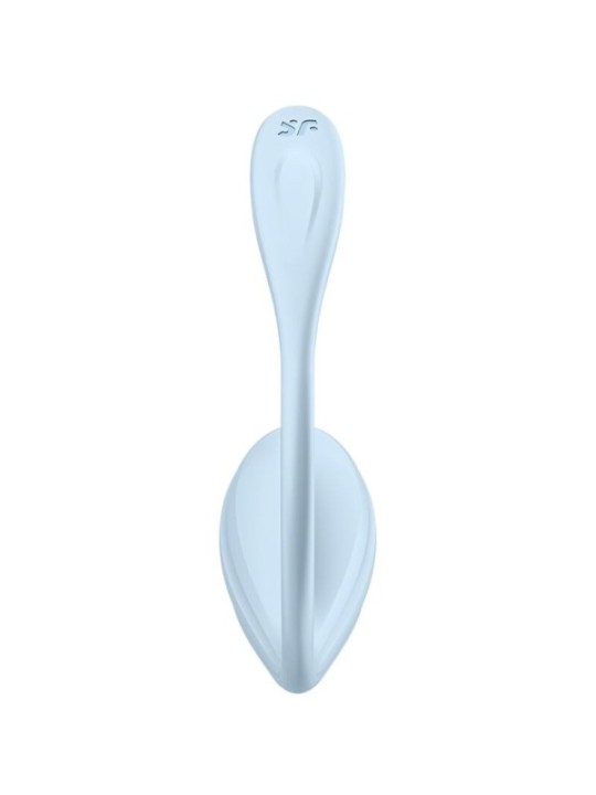 SATISFYER - APPLICATION GRATUITE STIMULATEUR DE POINT G PÉTALE LISSE BLEU CIEL