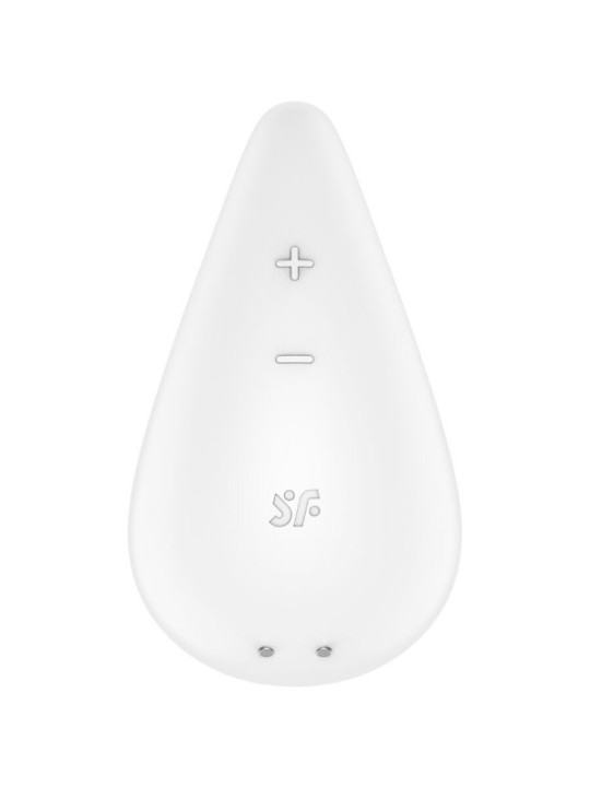 SATISFYER - VIBRATEUR DEW DROP LAY-ON BLANC