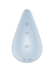 SATISFYER - VIBRATEUR DEW DROP LAY-ON BLEU