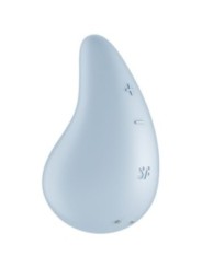 SATISFYER - VIBRATEUR DEW DROP LAY-ON BLEU