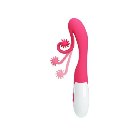 ROMANCE - VIBRATEUR ET STIMULATEUR 30 VITESSES ROSE