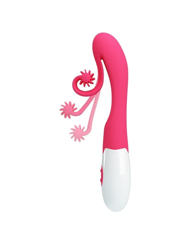 ROMANCE - VIBRATEUR ET STIMULATEUR 30 VITESSES ROSE