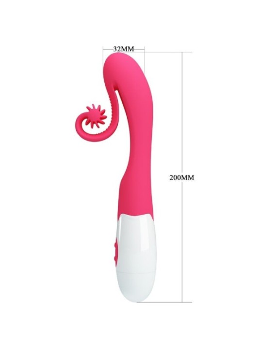ROMANCE - VIBRATEUR ET STIMULATEUR 30 VITESSES ROSE
